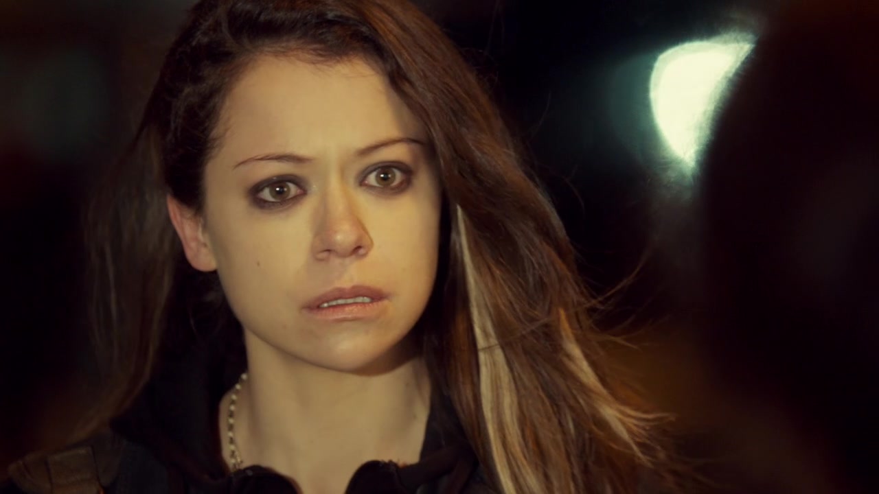 When sarah saw. Orphan Black s01e01. Orphan.