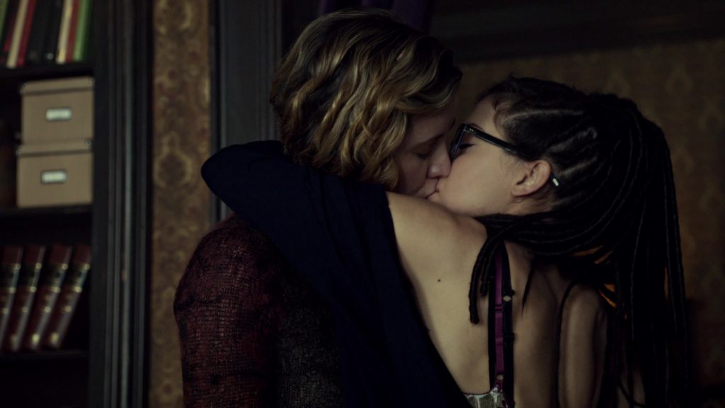 No. No, she cannot control herself around Delphine.