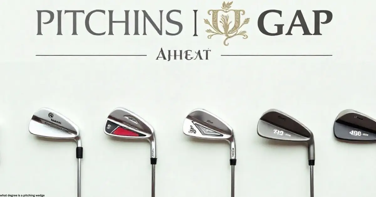 what degree is a pitching wedge