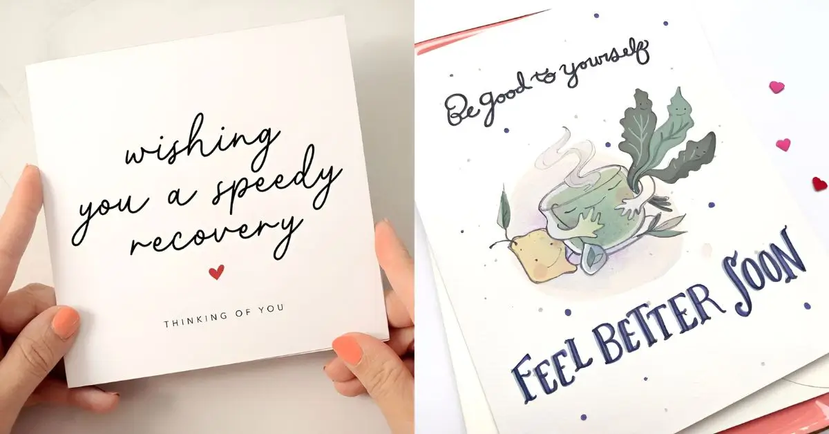 what to write in a get well card