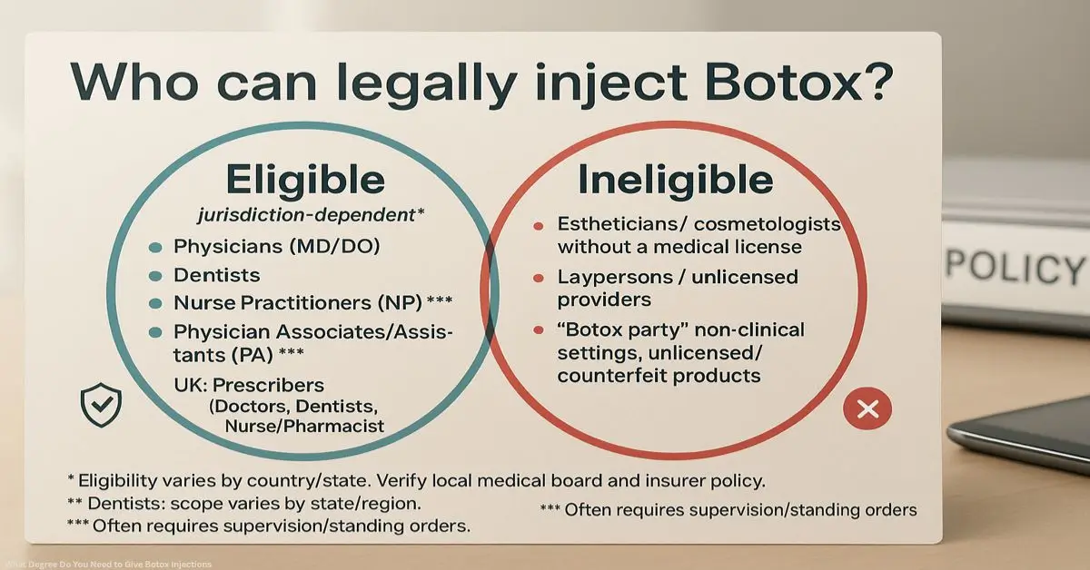 What Degree Do You Need to Give Botox Injections