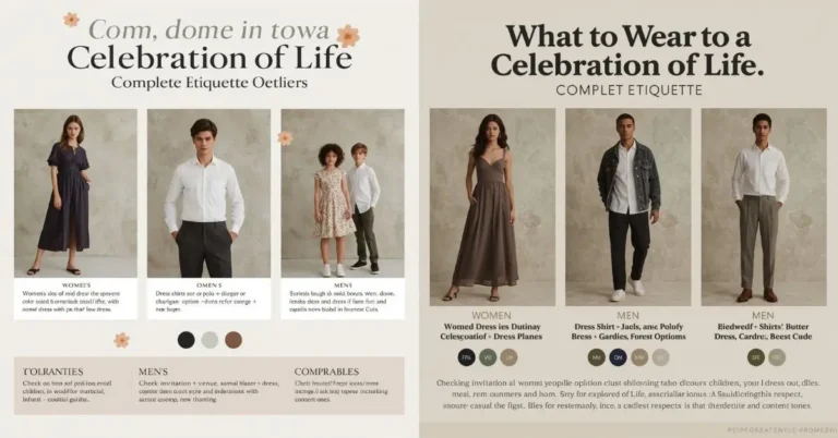 what to wear to a celebration of life