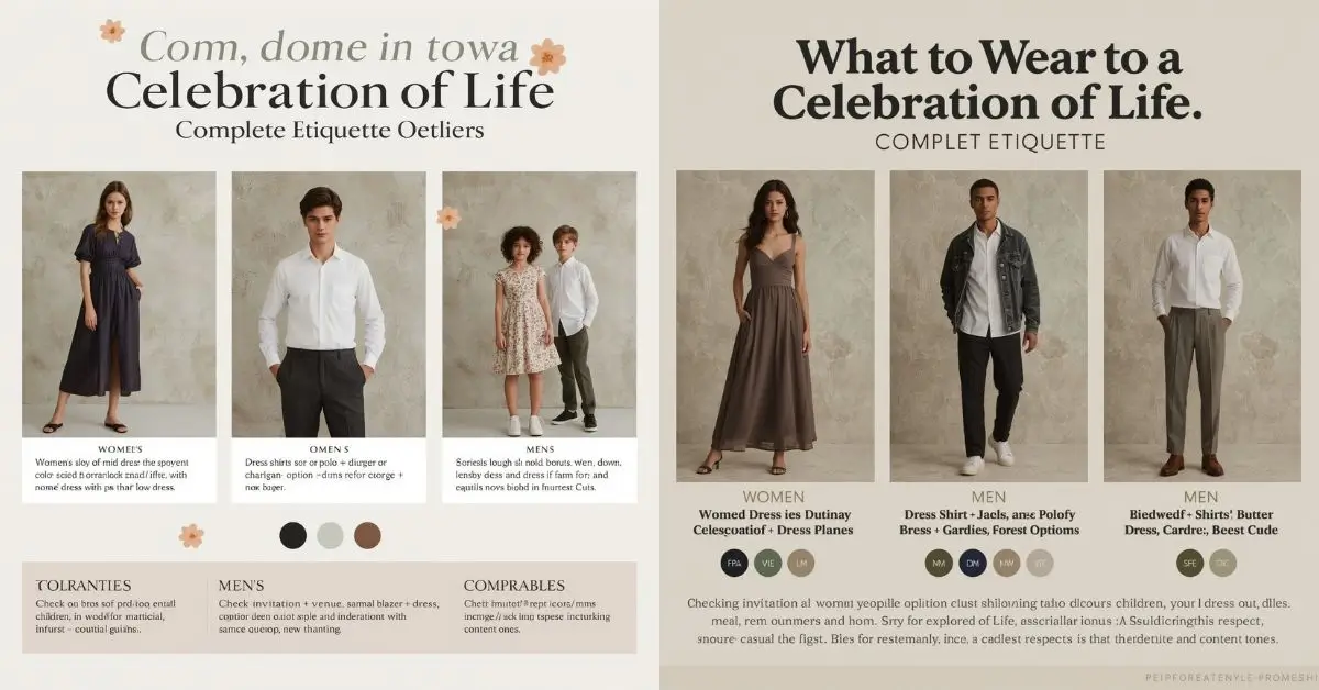 what to wear to a celebration of life