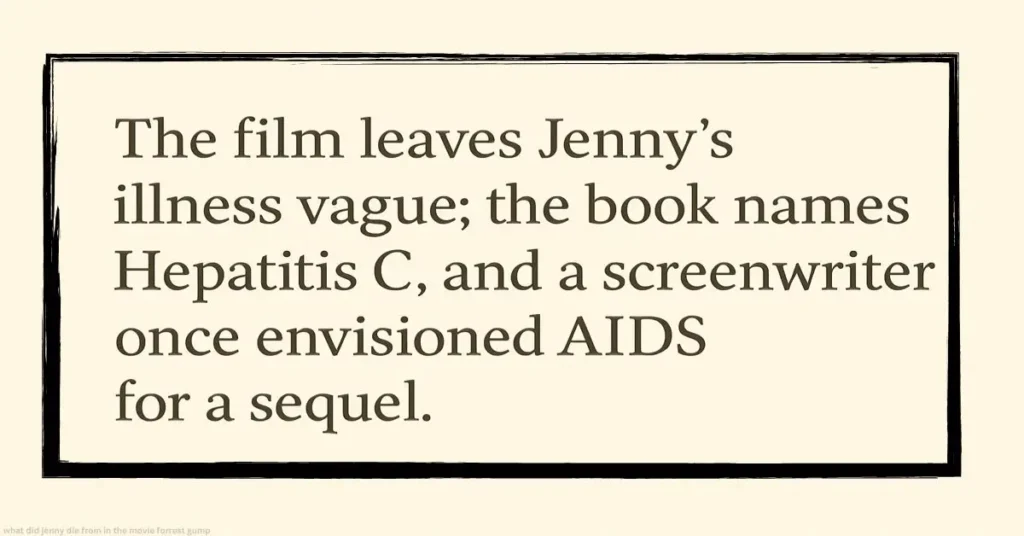 what did jenny die from in the movie forrest gump