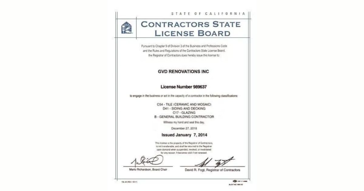 Nassau County Home Improvement License