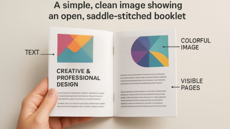 Saddle-stitched booklets