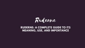 Ruderne