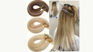 Micro bond hair extensions