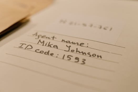 change the name on paperwork ai